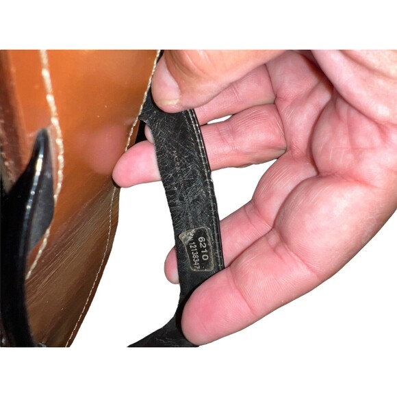 Tory Burch Cameron Thong Black Patent Leather Sandals 9M - Picture 6 of 7